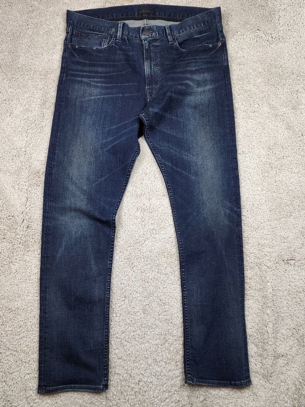 Polo Ralph Lauren Men 36x31 Sullivan Slim Jeans Blue Stretch Denim Dark Wash USA